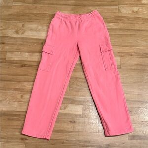 Aritzia Cozy Coral Sweatfleece Pants